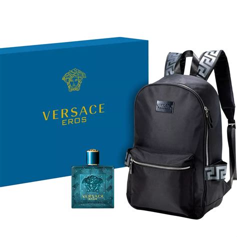 versace gift set backpack|versace aftershave gift set.